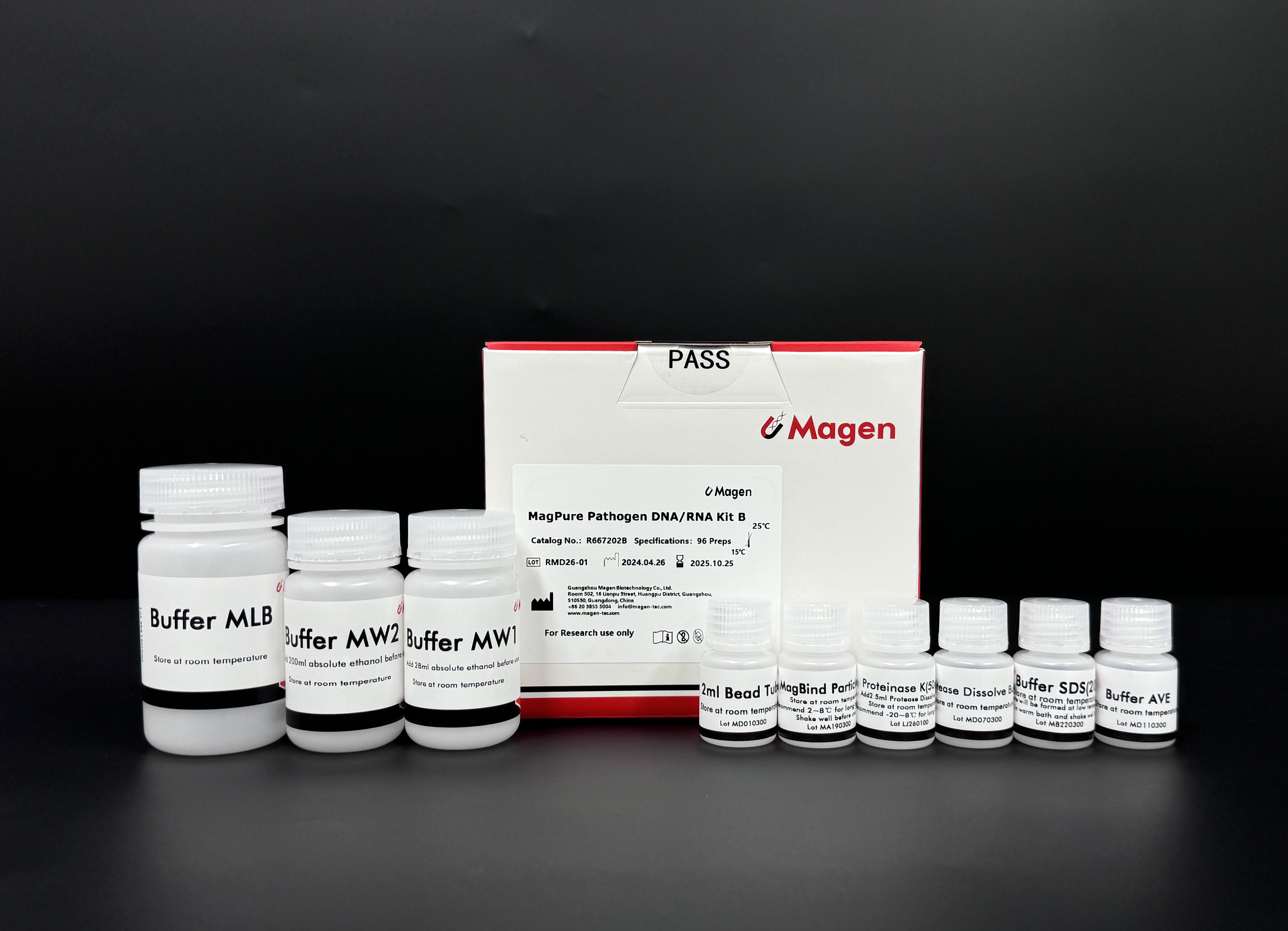 Extract Pathogen RNA/DNA from 0.5ml low cell/cell-free samples. Recommend used for tNGS application.