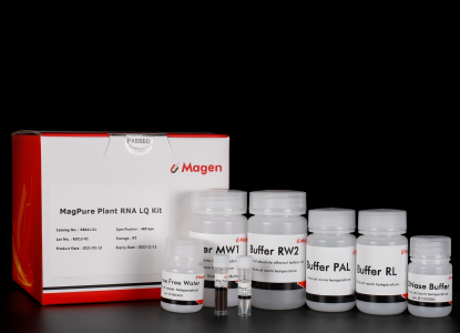 Isolation total RNA from 50mg plant using magnetic particles